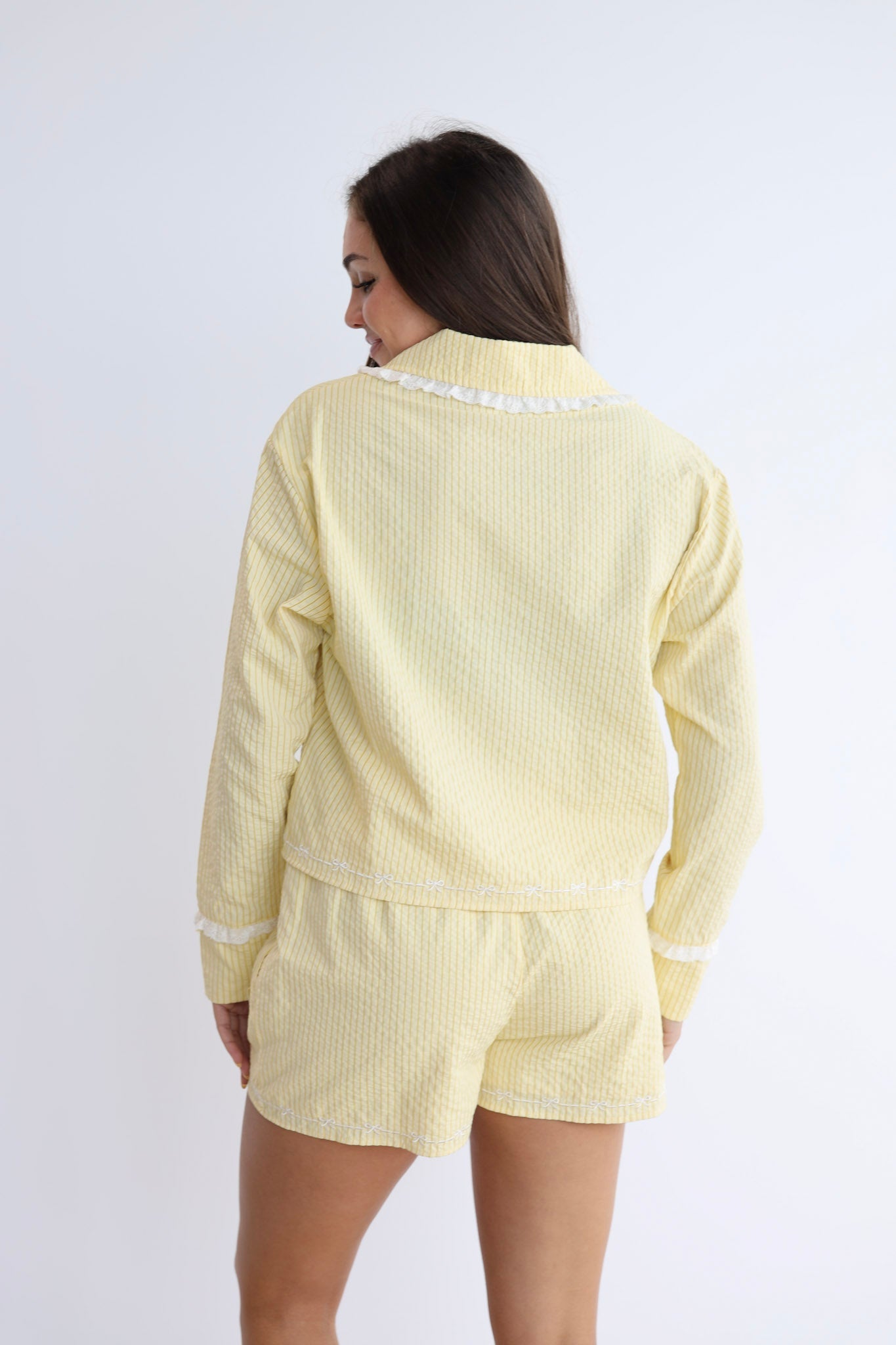 SUNSHINE SEERSUCKER PJ SHORT